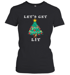 Let's Get Lit Adult ChristmasToo Lit To Quit Women's T-Shirt Women's T-Shirt - FordPhuMy