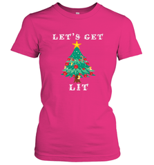 Let's Get Lit Adult ChristmasToo Lit To Quit Women's T-Shirt Women's T-Shirt - FordPhuMy