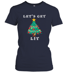 Let's Get Lit Adult ChristmasToo Lit To Quit Women's T-Shirt Women's T-Shirt - FordPhuMy