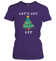 Let's Get Lit Adult ChristmasToo Lit To Quit Women's T-Shirt Women's T-Shirt - FordPhuMy