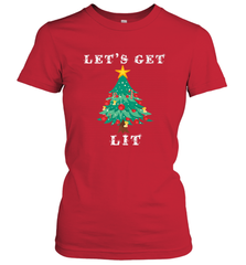 Let's Get Lit Adult ChristmasToo Lit To Quit Women's T-Shirt Women's T-Shirt - FordPhuMy