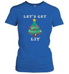 Let's Get Lit Adult ChristmasToo Lit To Quit Women's T-Shirt Women's T-Shirt - FordPhuMy