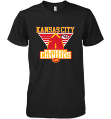 Kansas City Old School Football _ The City Of Champions LIV Men's Premium T-Shirt Men's Premium T-Shirt - FordPhuMy