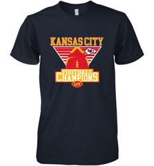 Kansas City Old School Football _ The City Of Champions LIV Men's Premium T-Shirt Men's Premium T-Shirt - FordPhuMy