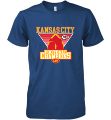 Kansas City Old School Football _ The City Of Champions LIV Men's Premium T-Shirt Men's Premium T-Shirt - FordPhuMy
