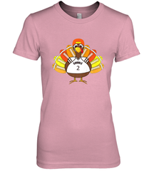 Cool Thanksgiving Football Shirt _ Gobble Player Turkey Gift Women's Premium T-Shirt Women's Premium T-Shirt - FordPhuMy