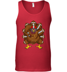 Cool Turkey Football Feathers Funny Thanksgiving Sports Men's Tank Top Men's Tank Top - FordPhuMy