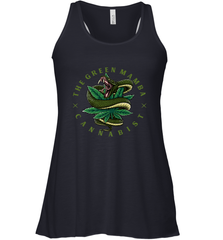 The Green Mamba, Cannabist, Weed Grower Pot Smoker Women's Racerback Tank Women's Racerback Tank - FordPhuMy