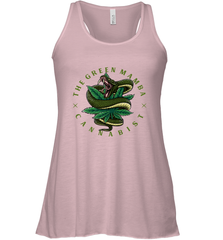 The Green Mamba, Cannabist, Weed Grower Pot Smoker Women's Racerback Tank Women's Racerback Tank - FordPhuMy