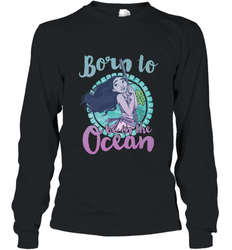 Disney Moana Born To Be In The Ocean Painted Long Sleeve T-Shirt