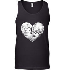 Love Valentines Day Heart Vintage Gift For Men Women Men's Tank Top Men's Tank Top - FordPhuMy