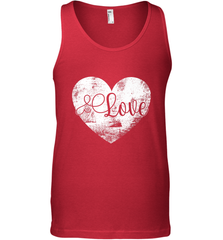 Love Valentines Day Heart Vintage Gift For Men Women Men's Tank Top Men's Tank Top - FordPhuMy