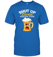 Shut Up Liver You're Fine Funny Saying St. Patrick's Day Men's T-Shirt Men's T-Shirt - FordPhuMy