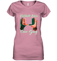 Football mom cane gang 2 Women's V-Neck T-Shirt Women's V-Neck T-Shirt - FordPhuMy