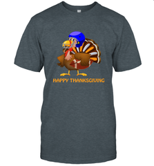 Cool Happy Thanksgiving Football Shirt Gobble Player Turkey Men's T-Shirt Men's T-Shirt - FordPhuMy