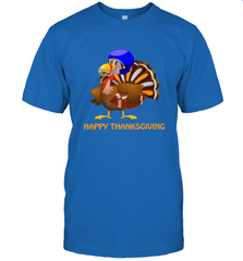 Cool Happy Thanksgiving Football Shirt Gobble Player Turkey Men's T-Shirt Men's T-Shirt - FordPhuMy