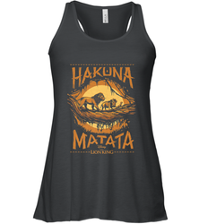 Disney The Lion King Live Action Hakuna Matata Sunset Poster Women's Racerback Tank