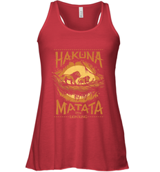 Disney The Lion King Live Action Hakuna Matata Sunset Poster Women's Racerback Tank