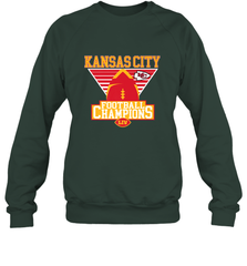 Kansas City Old School Football _ The City Of Champions LIV Crewneck Sweatshirt Crewneck Sweatshirt - FordPhuMy