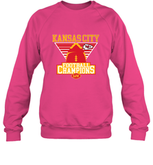 Kansas City Old School Football _ The City Of Champions LIV Crewneck Sweatshirt Crewneck Sweatshirt - FordPhuMy