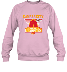 Kansas City Old School Football _ The City Of Champions LIV Crewneck Sweatshirt Crewneck Sweatshirt - FordPhuMy