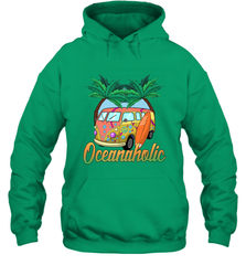 Retro Surfer Love Surfing Beach Party Tropical Vacay Hooded Sweatshirt Hooded Sweatshirt - FordPhuMy