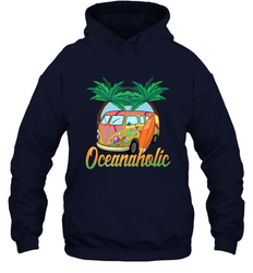 Retro Surfer Love Surfing Beach Party Tropical Vacay Hooded Sweatshirt