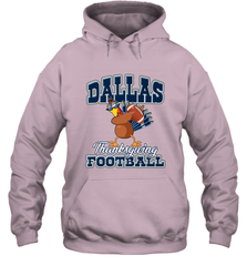 Dallas Thanksgiving Day Funny Turkey Playing Texas Football Premium T Shirt Hooded Sweatshirt Hooded Sweatshirt - FordPhuMy