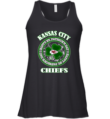 NFL Kansas City Chiefs Logo Happy St Patrick's Day Women's Racerback Tank Women's Racerback Tank - FordPhuMy