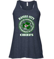 NFL Kansas City Chiefs Logo Happy St Patrick's Day Women's Racerback Tank Women's Racerback Tank - FordPhuMy