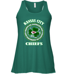 NFL Kansas City Chiefs Logo Happy St Patrick's Day Women's Racerback Tank Women's Racerback Tank - FordPhuMy
