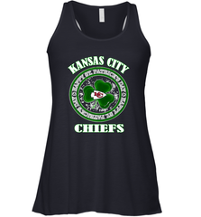 NFL Kansas City Chiefs Logo Happy St Patrick's Day Women's Racerback Tank Women's Racerback Tank - FordPhuMy