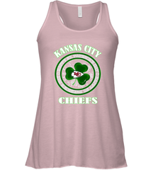 NFL Kansas City Chiefs Logo Happy St Patrick's Day Women's Racerback Tank Women's Racerback Tank - FordPhuMy