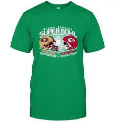 NFL Super bowl San Francisco 49ers vs. Kansas City Chiefs Men's T-Shirt Men's T-Shirt - FordPhuMy