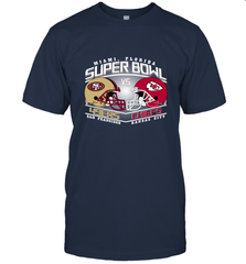 NFL Super bowl San Francisco 49ers vs. Kansas City Chiefs Men's T-Shirt Men's T-Shirt - FordPhuMy