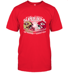 NFL Super bowl San Francisco 49ers vs. Kansas City Chiefs Men's T-Shirt Men's T-Shirt - FordPhuMy