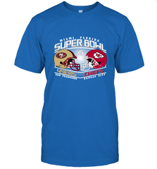 NFL Super bowl San Francisco 49ers vs. Kansas City Chiefs Men's T-Shirt Men's T-Shirt - FordPhuMy
