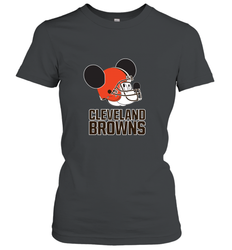 Nfl Cleveland Browns Mickey Mouse Team Women's T-Shirt
