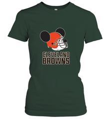 Nfl Cleveland Browns Mickey Mouse Team Women's T-Shirt Women's T-Shirt - FordPhuMy