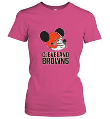 Nfl Cleveland Browns Mickey Mouse Team Women's T-Shirt Women's T-Shirt - FordPhuMy