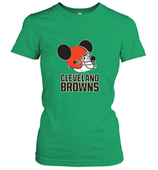 Nfl Cleveland Browns Mickey Mouse Team Women's T-Shirt Women's T-Shirt - FordPhuMy