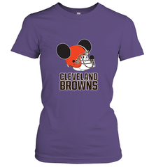 Nfl Cleveland Browns Mickey Mouse Team Women's T-Shirt Women's T-Shirt - FordPhuMy