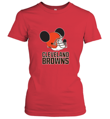 Nfl Cleveland Browns Mickey Mouse Team Women's T-Shirt Women's T-Shirt - FordPhuMy