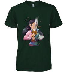 Disney Mulan Anime Half Girl Half Warrior Men's Premium T-Shirt Men's Premium T-Shirt - FordPhuMy
