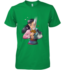 Disney Mulan Anime Half Girl Half Warrior Men's Premium T-Shirt Men's Premium T-Shirt - FordPhuMy