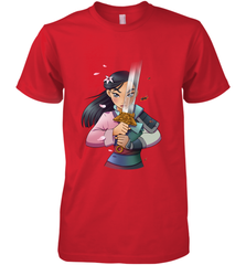 Disney Mulan Anime Half Girl Half Warrior Men's Premium T-Shirt Men's Premium T-Shirt - FordPhuMy