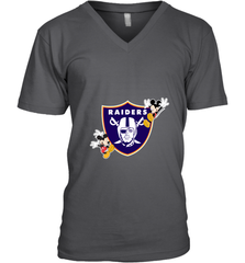Nfl Oakland Raiders Champion Mickey Mouse Men's V-Neck Men's V-Neck - FordPhuMy