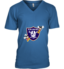 Nfl Oakland Raiders Champion Mickey Mouse Men's V-Neck Men's V-Neck - FordPhuMy