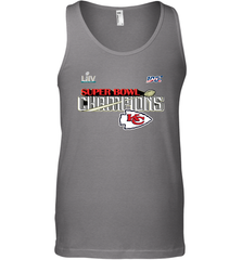 Youth Kansas City Chiefs NFL Pro Line by Fanatics Super Bowl LIV Champions Trophy Men's Tank Top Men's Tank Top - FordPhuMy