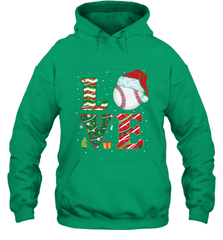 Funny Kid Boys Love Baseball Christmas Ball Santa Hat Gift Hooded Sweatshirt Hooded Sweatshirt - FordPhuMy